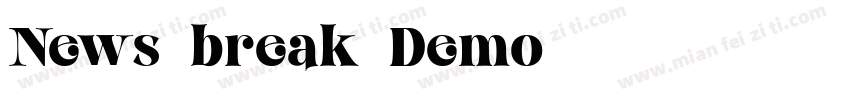 News break Demo字体转换